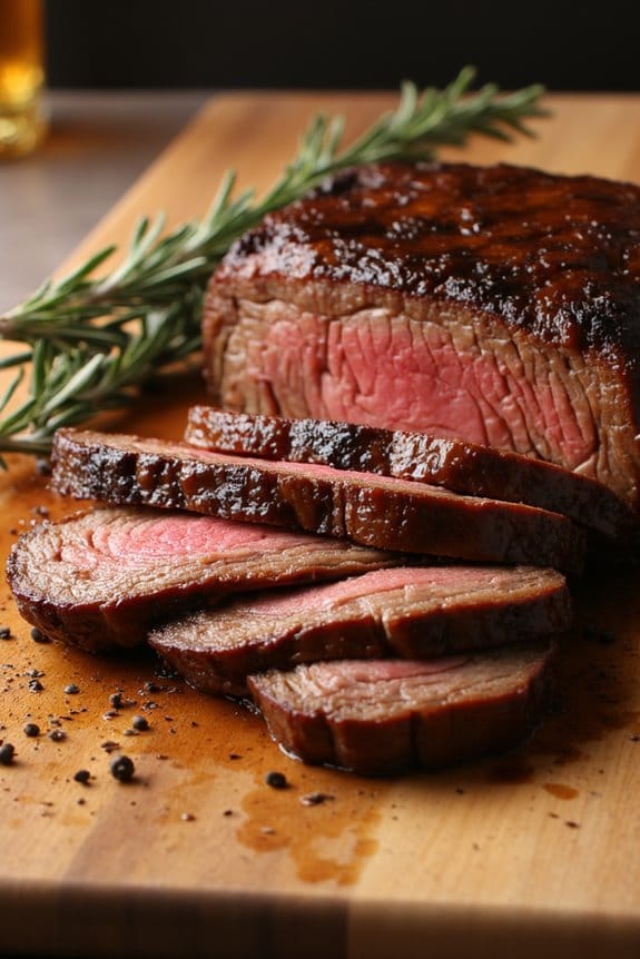 bourbon glazed steak recipe