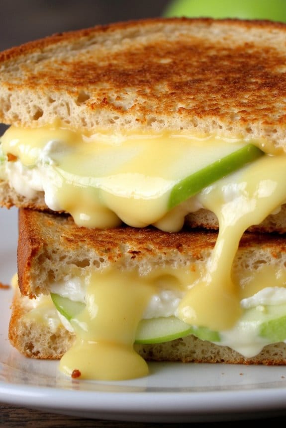 brie and apple sandwich delight