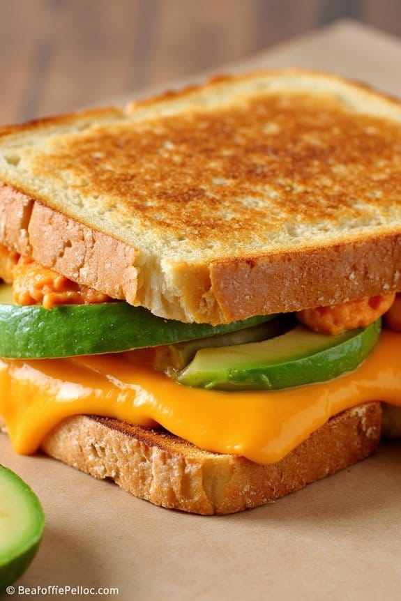 buffalo chicken avocado sandwich