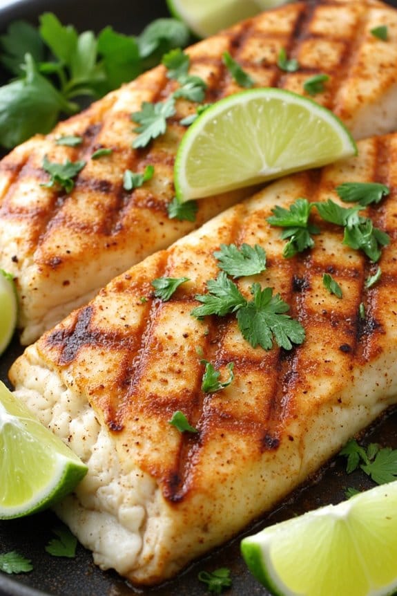 cajun grilled halibut delight