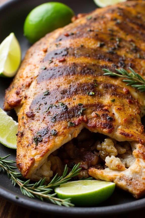 caribbean jerk grilled tilapia