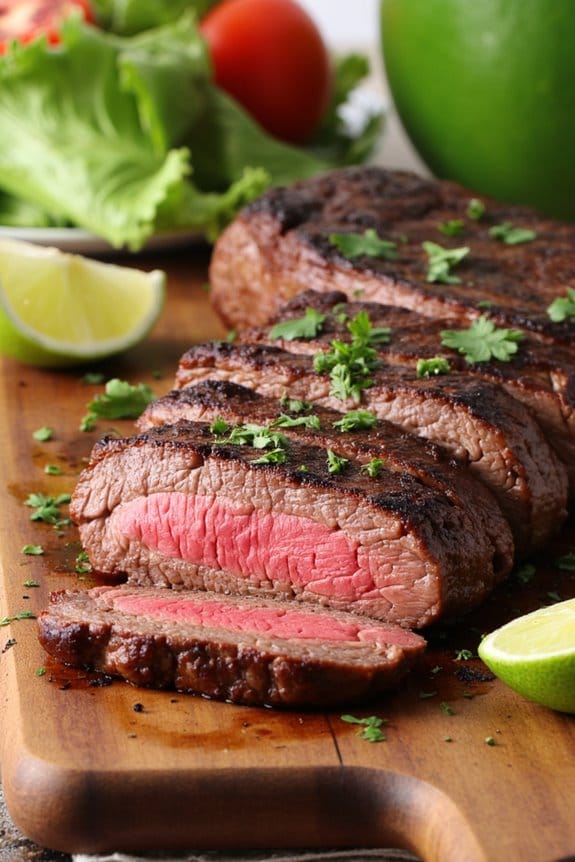 cilantro lime grilled steak recipe