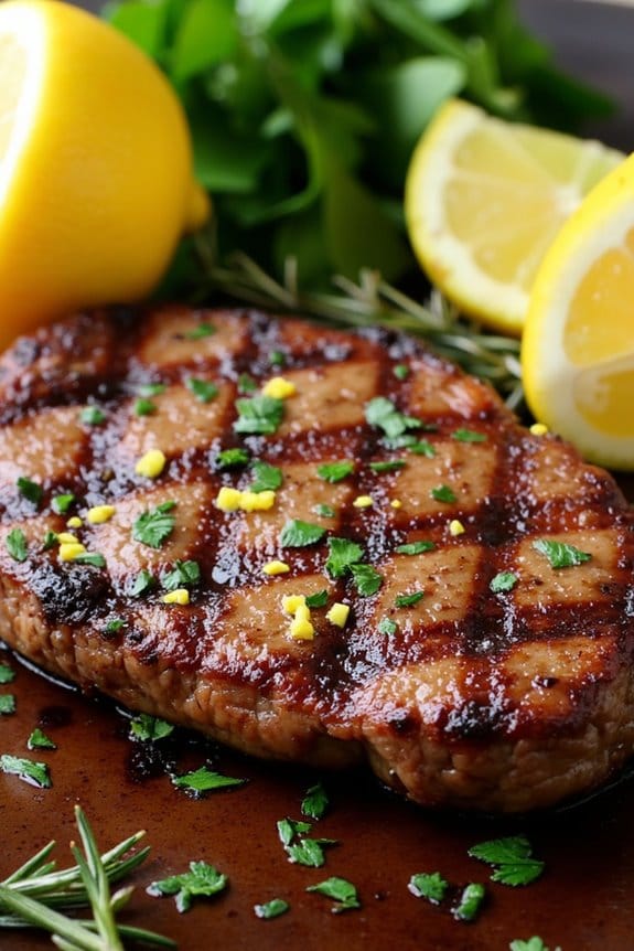 citrus herb marinated steak