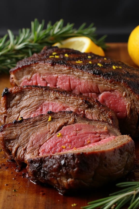 citrus infused grilled porterhouse steak