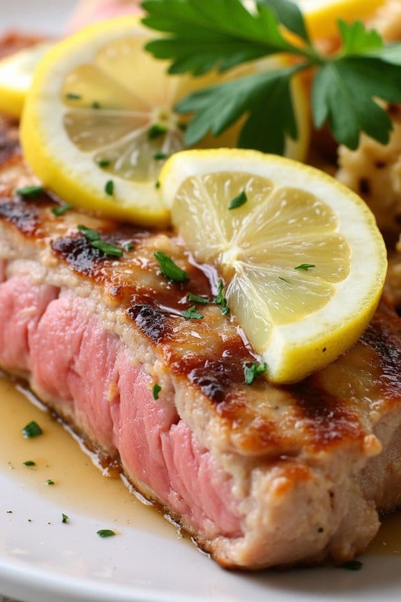 citrus infused grilled tuna steaks