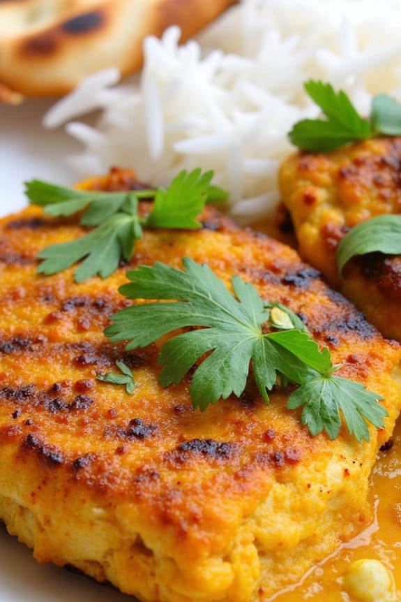 coconut curry grilled fish