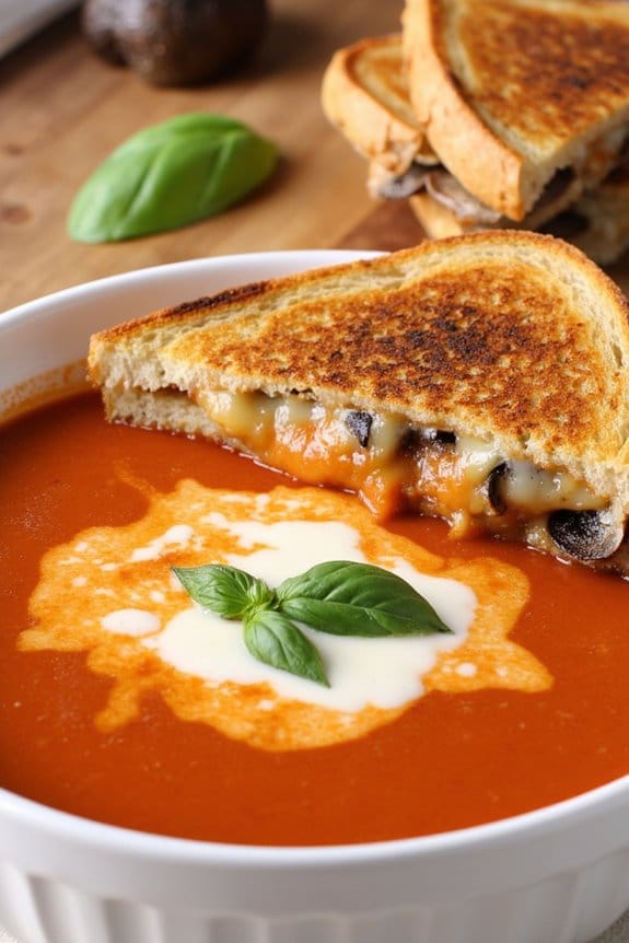 comforting grilled cheese pairing