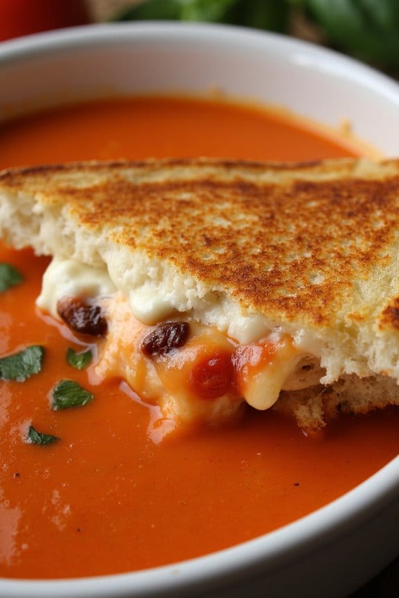cozy grilled cheese pairing