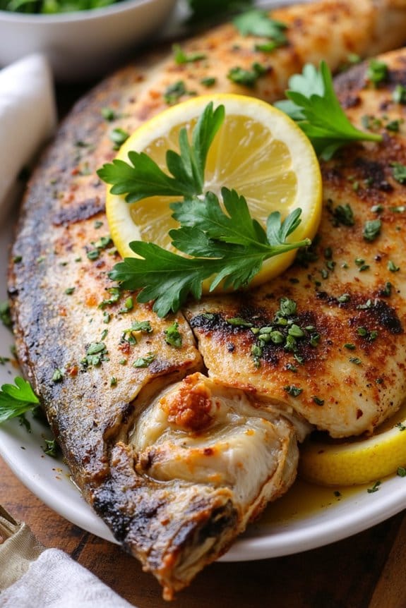 delicious greek grilled fish