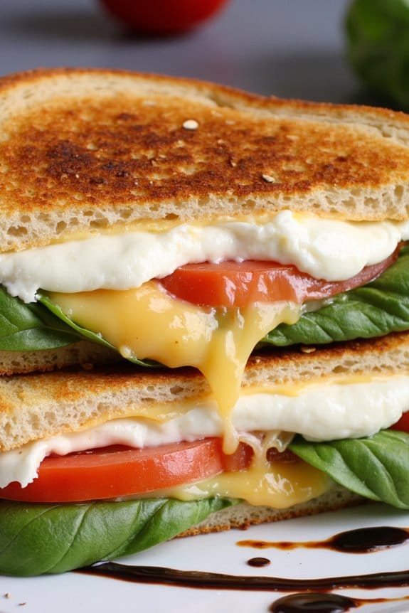 delicious italian inspired grilled cheese