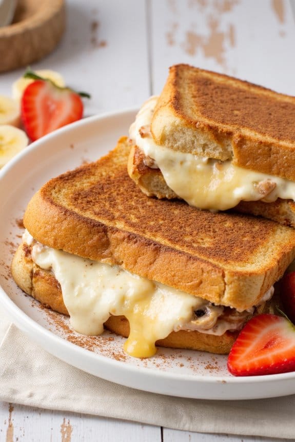 delightful sweet grilled cheese