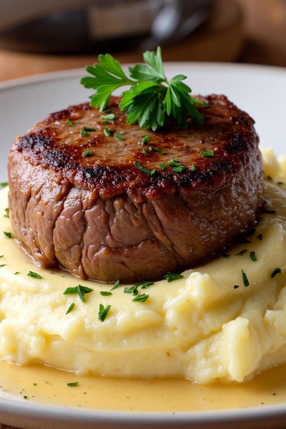 elegant filet mignon dinner