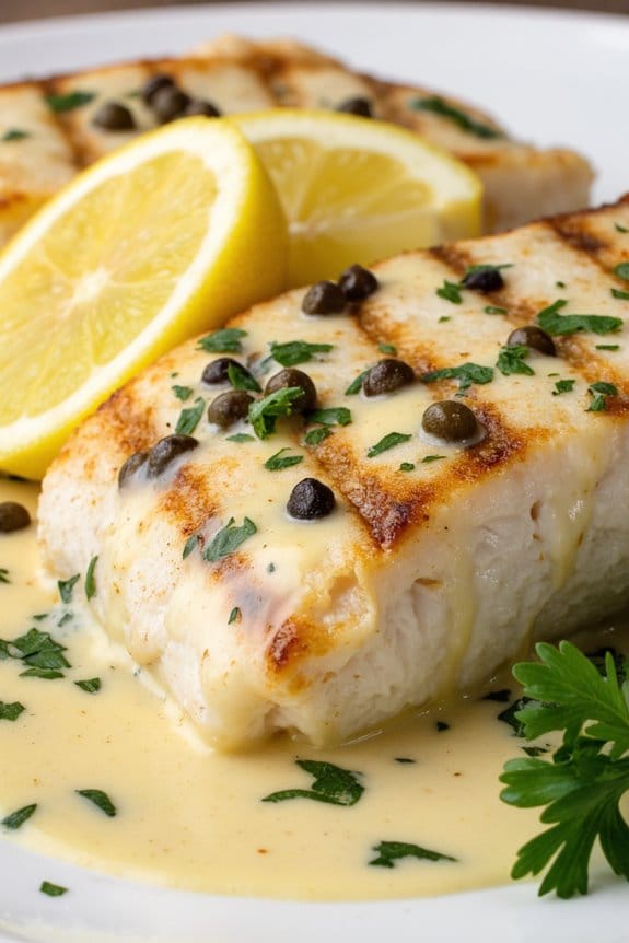elegant grilled cod dish