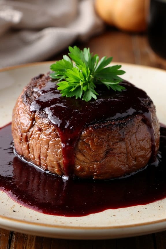 elegant grilled filet mignon