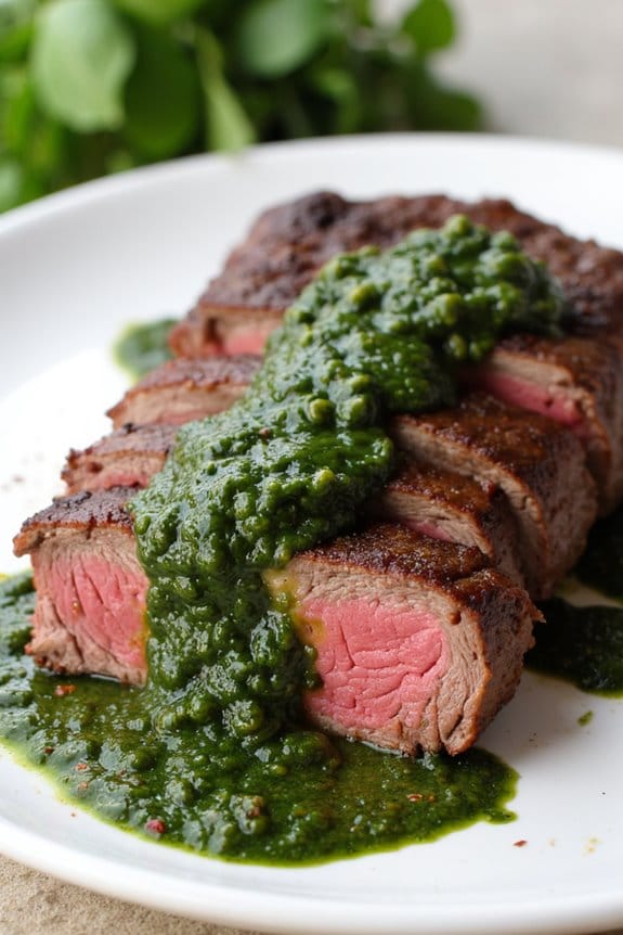 filet mignon with chimichurri