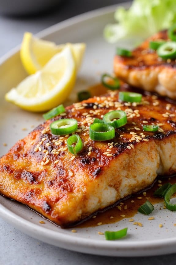flavorful grilled asian cod