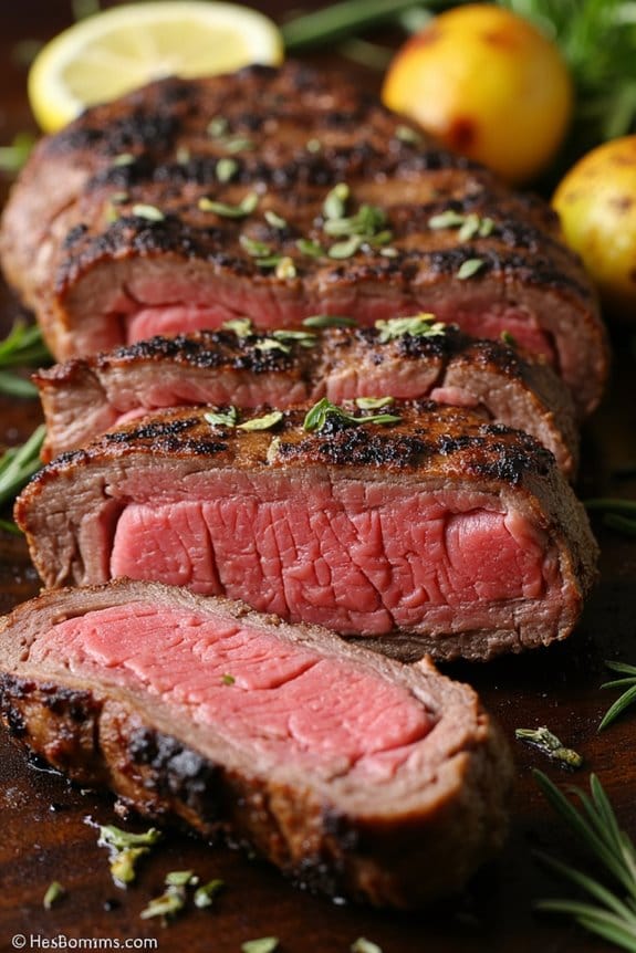 flavorful mediterranean herb steak