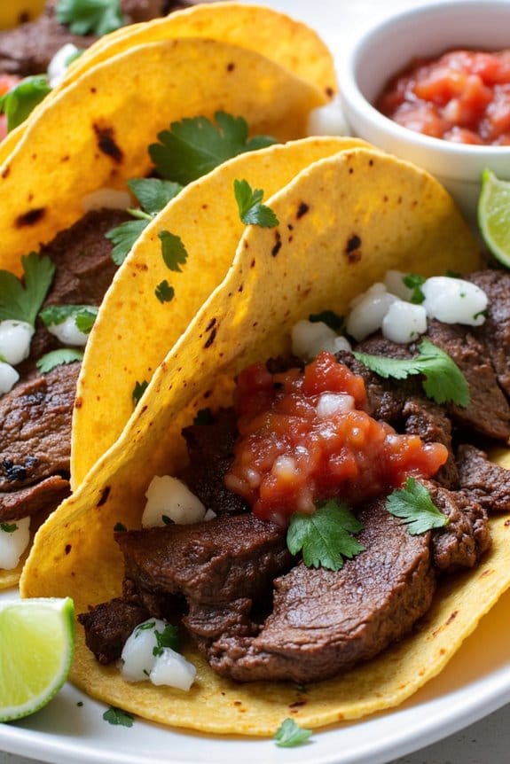 flavorful mexican taco skirt steak