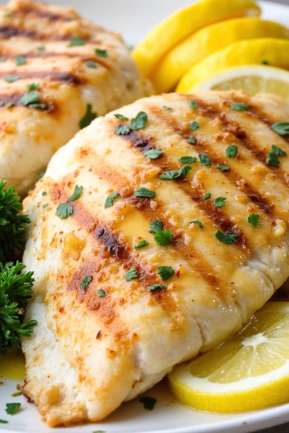 garlic butter grilled tilapia