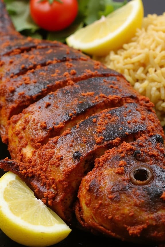 goan spiced grilled fish
