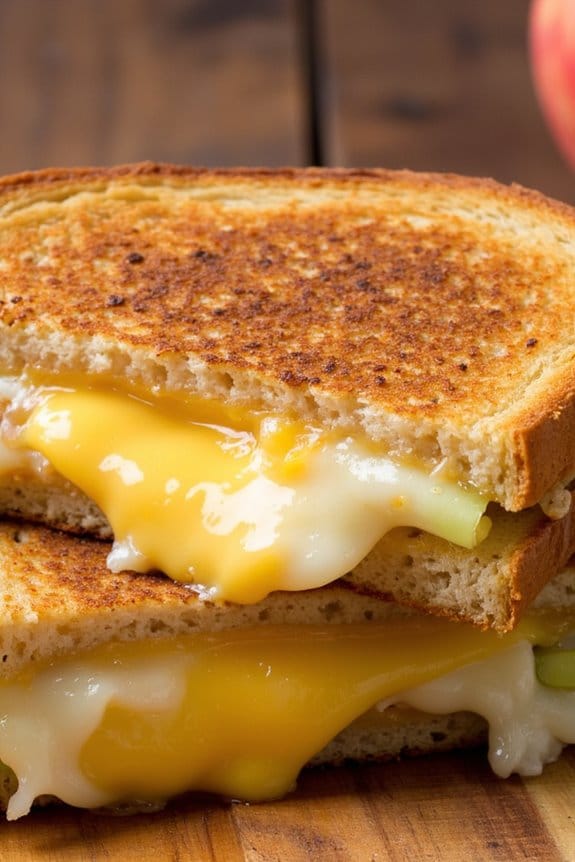 gouda apple grilled cheese