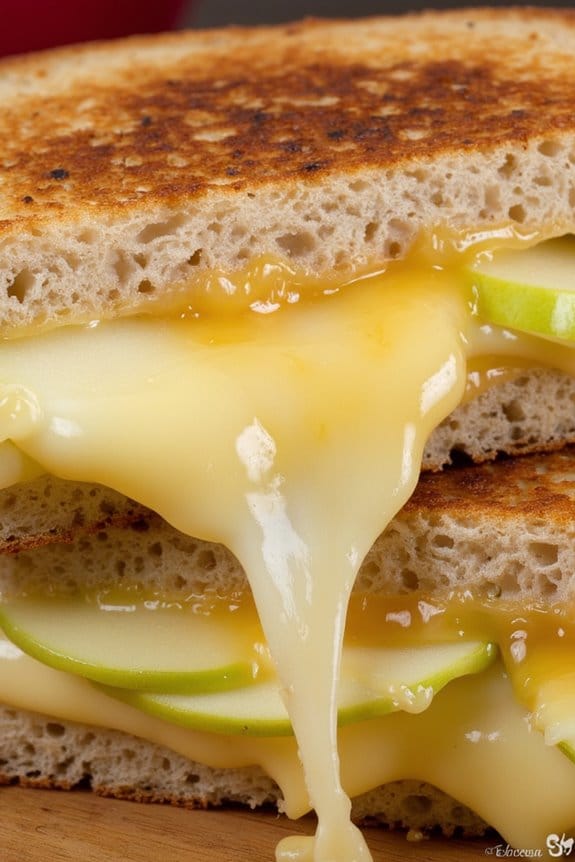 gourmet brie apple sandwiches