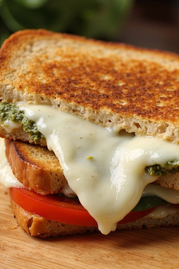 gourmet brie grilled cheese