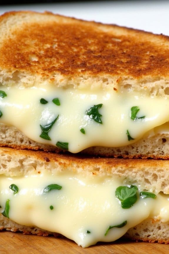 gourmet dill havarti grilled cheese
