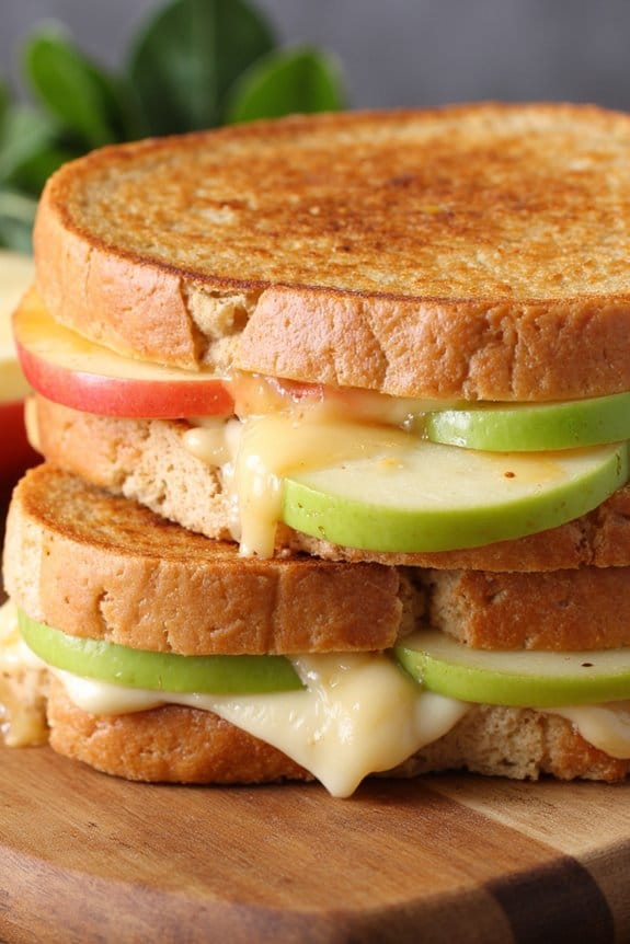 gourmet grilled cheese delight