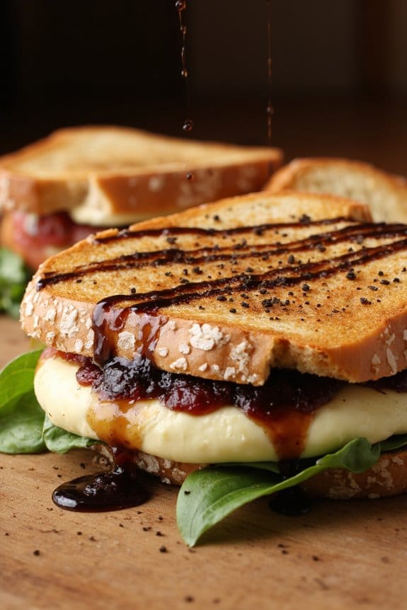 gourmet grilled cheese delight