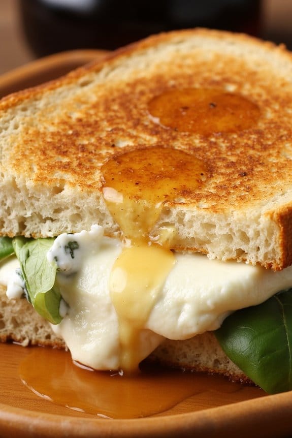 gourmet grilled cheese delight
