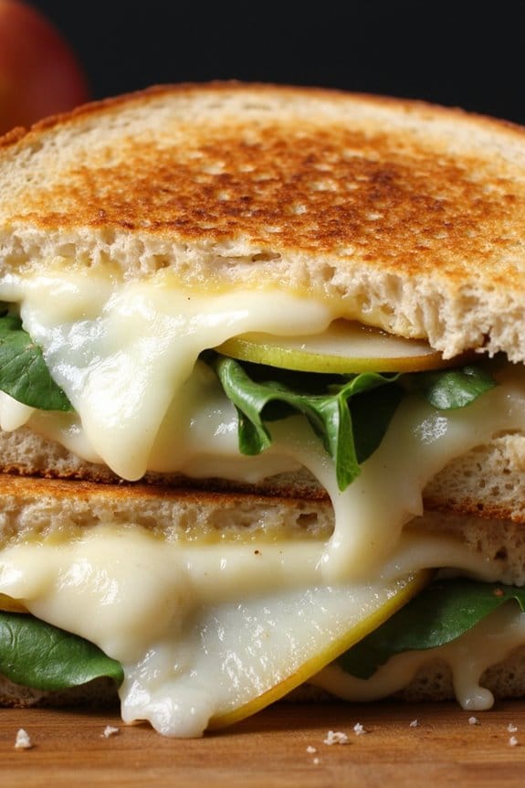 gourmet grilled cheese delight