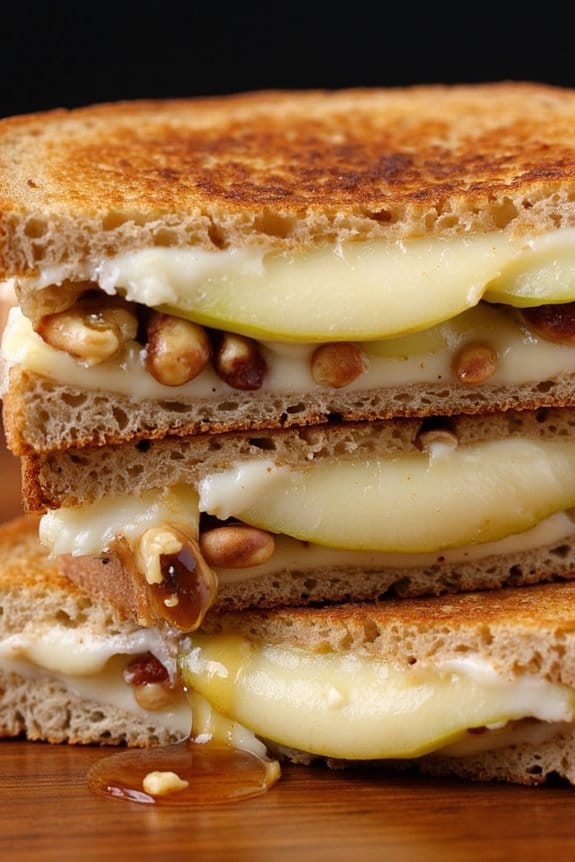 gourmet grilled cheese delight