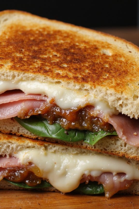 gourmet grilled cheese delight