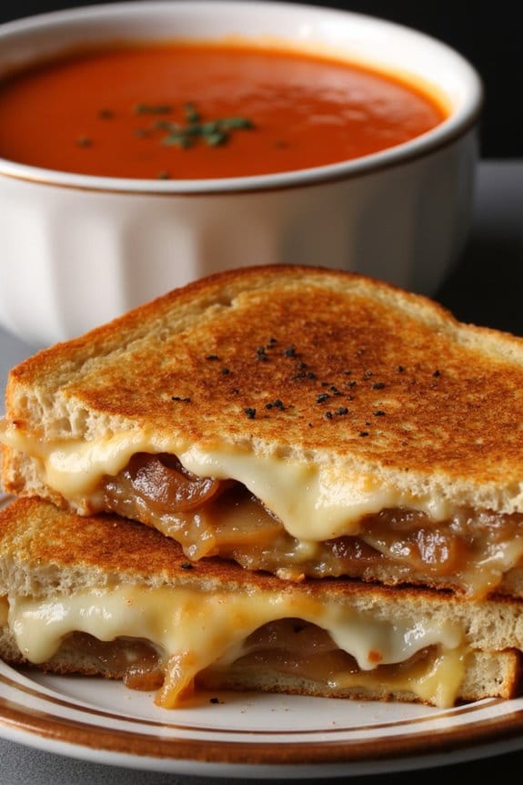 gourmet grilled cheese delight
