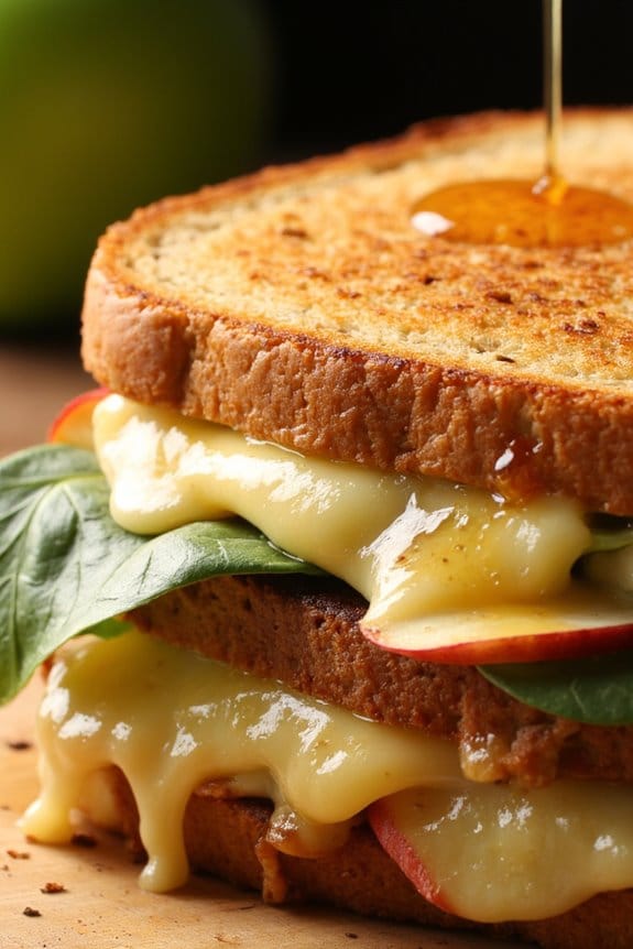 gourmet grilled cheese delight