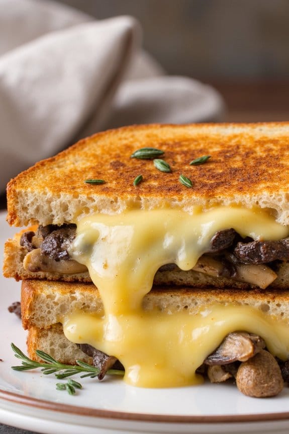 gourmet grilled cheese sandwich