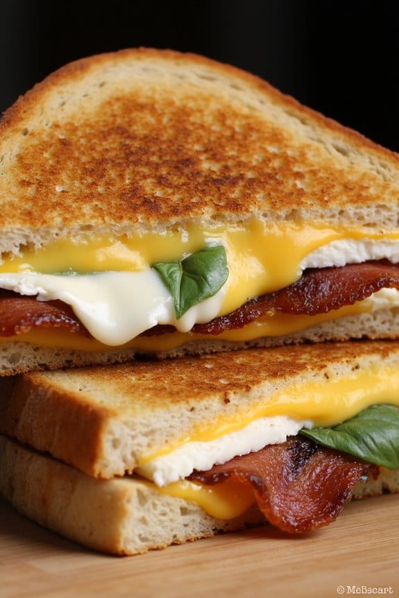 gourmet grilled cheese sandwich