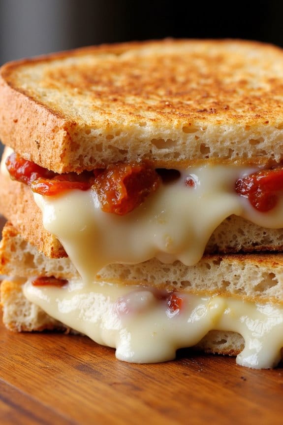 gourmet grilled cheese sandwich