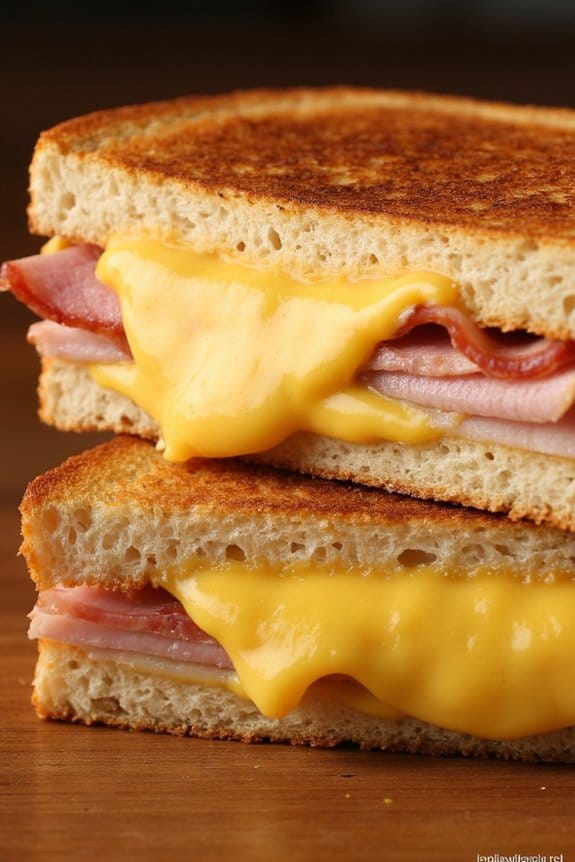 gourmet ham havarti grilled cheese