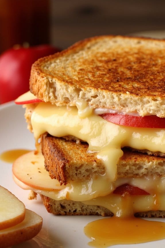 gourmet havarti apple sandwich