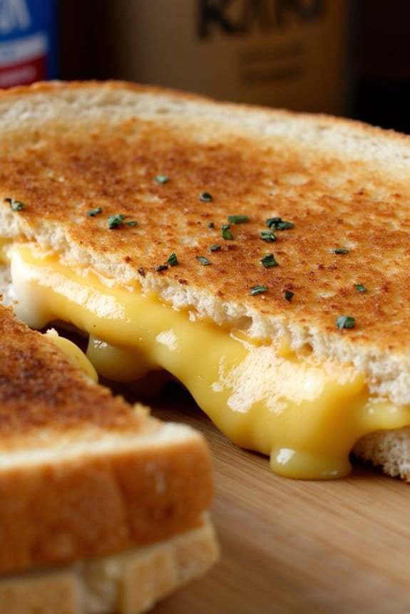 gourmet sourdough grilled cheese