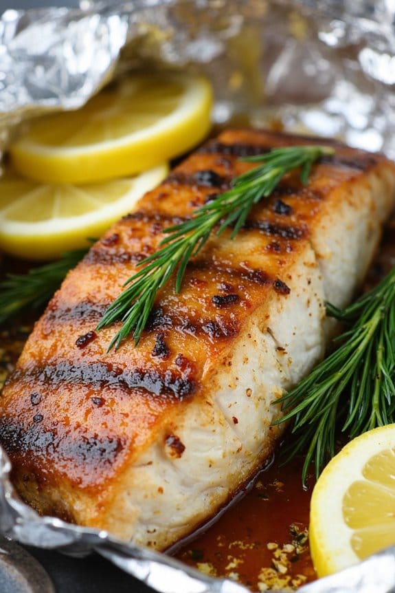 grilled arctic char with dill