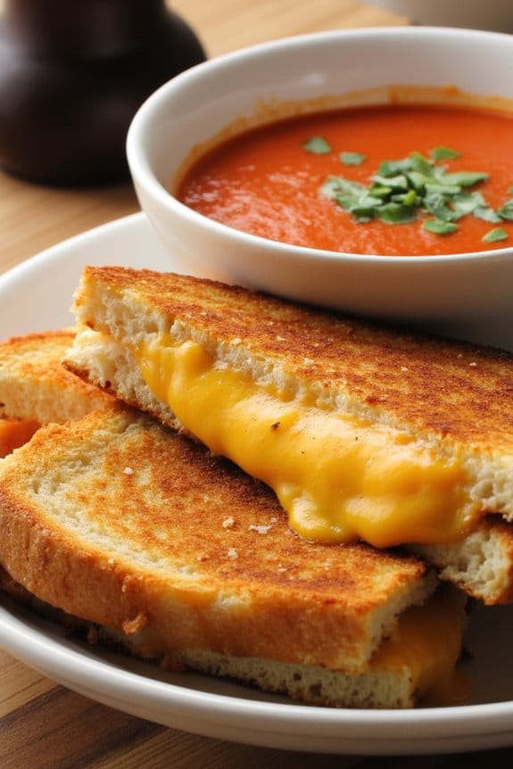 grilled cheese and tomato soup