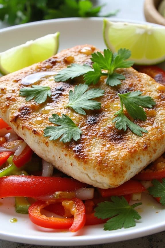 grilled cilantro lime mahi mahi