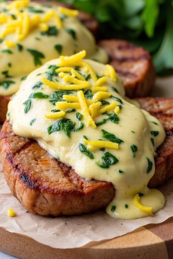 grilled herb butter tuna