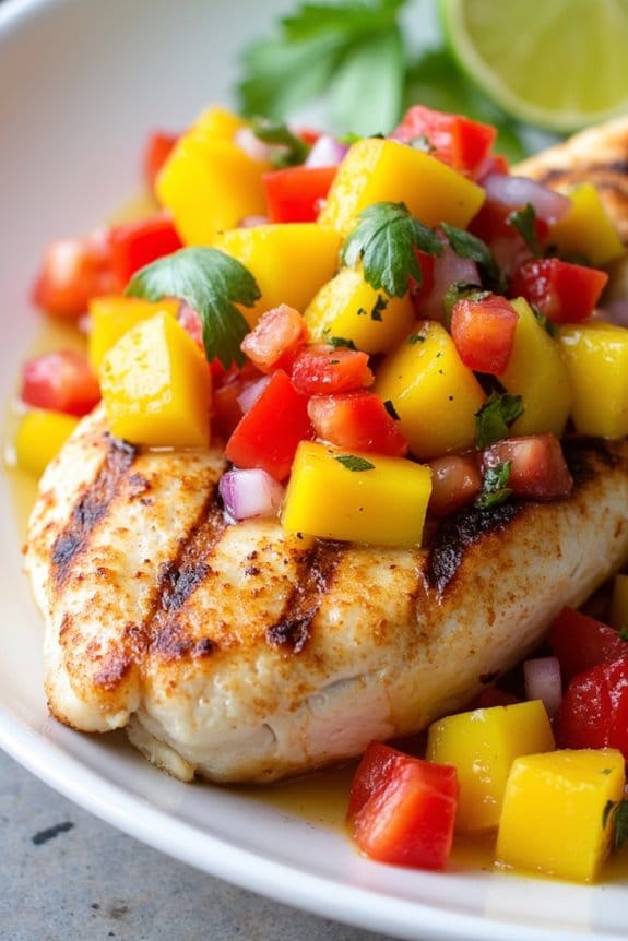 grilled mahi mahi with salsa