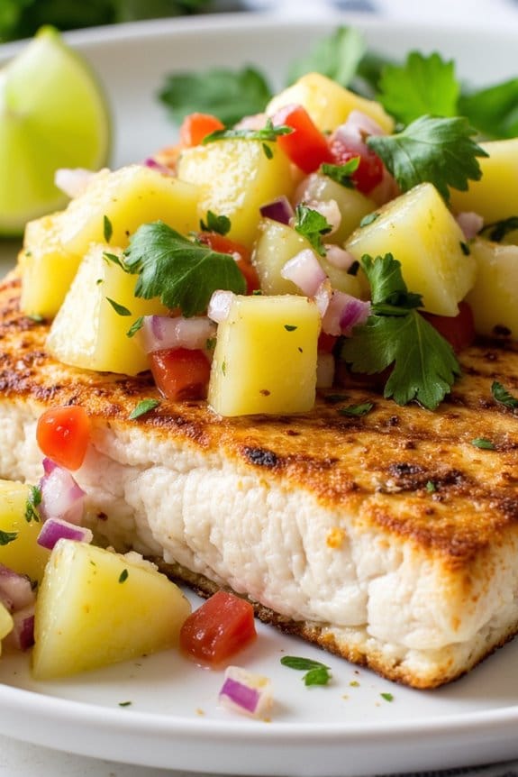 grilled mahi mahi with salsa