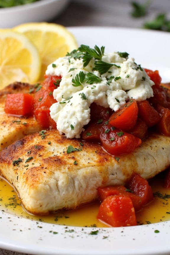 grilled mediterranean cod delight