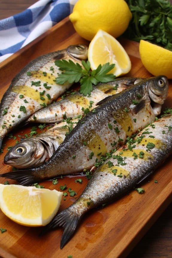 grilled sardines with marinade